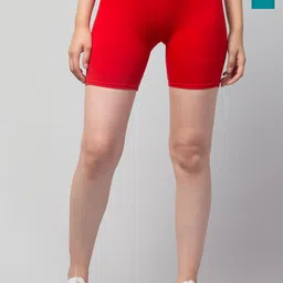 Attire Zone Women Pack Of 2 Skinny Fit Cycling Sports Shorts-11