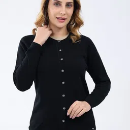 Monte Carlo Self Design Woollen Cardigan-picture-37