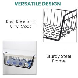 Go Hooked Pack of 3 Multipurpose Under Shelf Organizer image 5