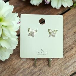 CIKIT Artificial Stones Studded Butterfly Shaped Studs-image-52