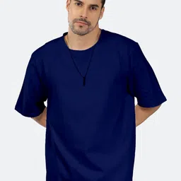 Mad Over Print Men Drop-Shoulder Sleeves Raw Edge T-shirt-image-9