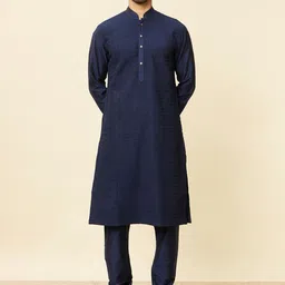Twamev Men Woven Design Woven Design Kurta with Churidar-picture-39