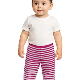Aakarshini Kids White & Pink Woollen T-Shirt & Pyjama Set-image-70