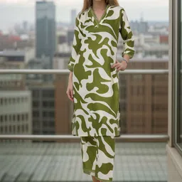 BAESD Women Printed Regular Kurta with Trousers-image-35