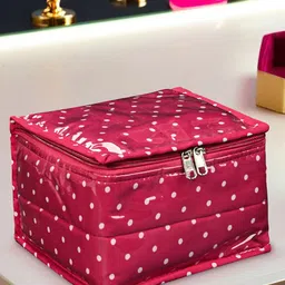 Kuber Industries Pink Set of 1 Regular Jewellery Organiser Organisers-51