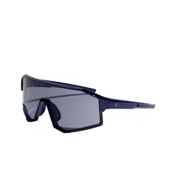 Vintage Challenger Unisex Shield Sunglasses with UV Protected Lens-image-99