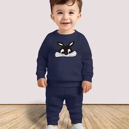 MITANSH Unisex Kids Graphic Printed T-shirt With Trousers-38
