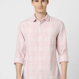 Peter England Casuals Men Slim Fit Opaque Checked Casual Shirt-image-39