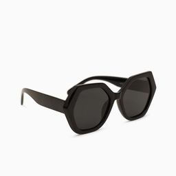 Kazo Women Diamond cut Frame Sunglasses DT0789BLACK-Black-image-41