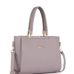 LADY QUINTON Women PU Handheld Bag With Detachable Sling Strap-11