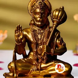DARIDRA BHANJAN Gold-Toned Religious Idol Showpiece-picture-21