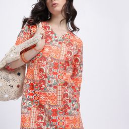 Anouk Rustic Printed Short Kurti-picture-44