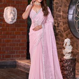Anouk Beads and Stones Embellished Designer Saree-image-30