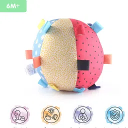 Premium Plush Tag Ball With Soft Bell Sound- 12 cm-10
