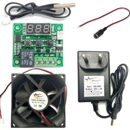 W1209 Digital Thermostat Temperature Sensor-12V 2A Power Adaptor Power Supply Ac Input 100-240V Dc Output 12Volt 2Amps &12V DC Cooling Fan Frequently Bought Together COMBO Temperature Sensor and Controller Electronic Hobby Kit-image-22