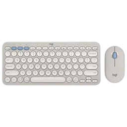 logitech Pebble 2 Wireless Keyboard and Mouse Combo (Quiet and Customizable, Tonal Sand)-19