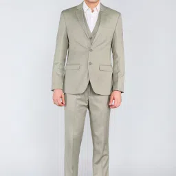 Men 3PC NOTCH REV W/C -SLIM FIT 80% TERRY/20% RAYON Self Design Suit-image-8