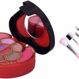 BR BELLE ROSA 5 PCS BRUSHES SET + TYA 5001 HAERT SHAPE MINI POCKET MAKEUP KIT-17