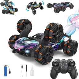 RC Stunt Car with 360° Rotation 2.4GHz Remote control 6-Wheel RC Car for Kids-picture-24