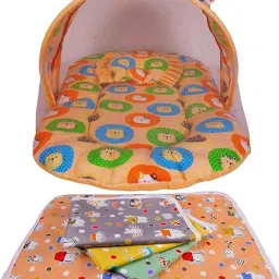 New Born Baby Care Essential Bedding Set Combo standard Crib-image-22
