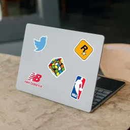 PRINTHUA Laptop Sticker for Programmer, Coder, Developers & IT Professionals Pack of 54 Vinyl, Residue Free, Water Proof, Random Brands Logo Laptop Decal 15.5 image 3
