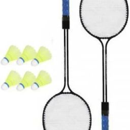 Double Shaft Badminton Racquet Set Of 2 Piece With 6 Piece Nylon Shuttle Cock Badminton Kit Badminton Kit-image-94