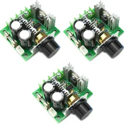 shockley 10A 12-40V DC Motor Speed Controller 12V 24V PWM Variable Speed Regulator (3 Pc) Multipurpose Controller-44