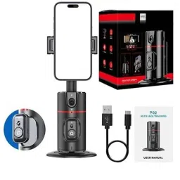 EVAAENTERPRISES P02 GIMBAL in Portable Design and Auto Face Tracking technology 2 Axis Gimbal for Mobile, Camera-7