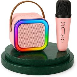 chg Mike for Kids with Speaker – Mini Mic Toy with LED Lights & Bluetooth bluetooth microphone for , kids, adult , type c charging-picture-4