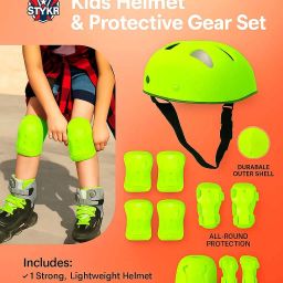 Protective Guard Kit Cycling Set 7 in 1 Small Size 6-10 Year Cycling_1 Skating Guard Combo-image-28