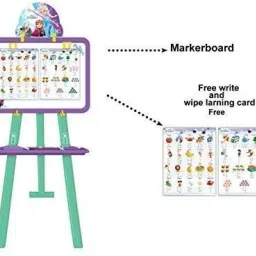 longmire 5 In 1 Writing & Learning Activity Board for Kids (Multicolor) image 4