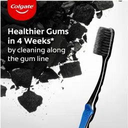 colgate Slim Soft Charcoal Extra Soft Toothbrush image 4