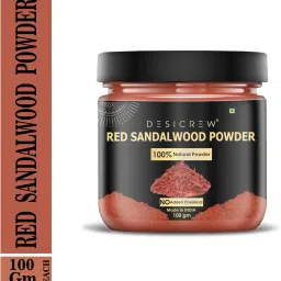 100% Natural & Pure Red Sandal Wood Powder For Removal of Sun Tan and Dullness,Gives Natural Soft, Reducing Blemishes and Treating Acne, Pinkish, Glowing & Shiny Skin (Skin & Face Care) 100 GM-18
