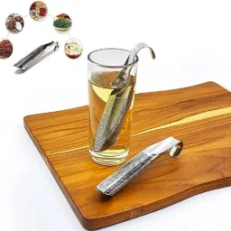 pindia 1 Pc Tea Infuser, Tea Diffuser for fine Loose Tea, Long-Handle Tea Filter Tea Strainer image 5