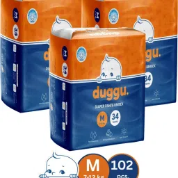 Soft Baby Diaper Pants | 7-12 kg | Up to 10 Hours Absorption | Pack of 3 - M-image-58