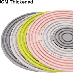 3-in-1 Round Silicone Trivets – Heat-Resistant Mat, Potholder & Coaster Round Trivet-33