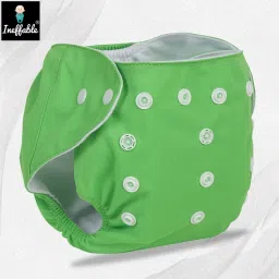 ineffable Baby Reusable Cloth Diaper Nappies With Layered Microfiber Insert Pad image 3