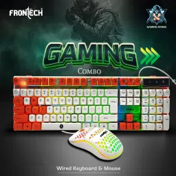 Frontech Nova Knight Wired Gaming Keyboard and Optical Mouse| LED RGB Backlight KB-0043 Combo Set image 2