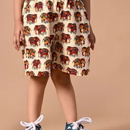 MoMaa Boys Animal Printed Shorts-53