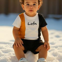 BAESD Unisex Kids Printed T-shirt with Shorts-picture-36