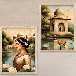 Traditional Wall Art With Frame Home Decor Wall Painting For Living Room Office Bedroom-image-92
