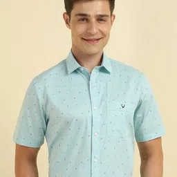 Allen Solly Men Slim Fit Opaque Printed Formal Shirt-image-99