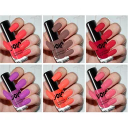 VOLO Set Of 6 Long Wear Nail Polish-5ml Each-Shade-VT-042-26