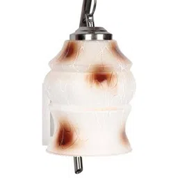 Somil Premium Designer Glass Wall / Night Lamp Elegant & Stylish Dcor Accent for Modern Interiors, color- Brown, White, Size, 21 X 24.5 X 30 CM-image-12