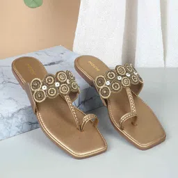 Mochi Women Ethnic Ballerinas Flats-33