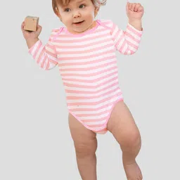 Kidbea Infants Striped Organic Cotton Onesie Bodysuit-picture-33