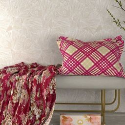 Pure Decor Maroon & Beige Floral 260 TC Queen Bedsheet with 2 Pillow Covers-picture-7