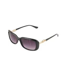 BAYBERRY Unisex Purple Lens & Black Rectangle Sunglasses with-image-92