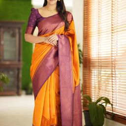 Areca Designer Ethnic Motifs Zari Pure Silk Designer Banarasi Saree-image-49