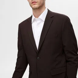 SELECTED Men Slim Fit Solid Spread Collar Formal Shirt-picture-47